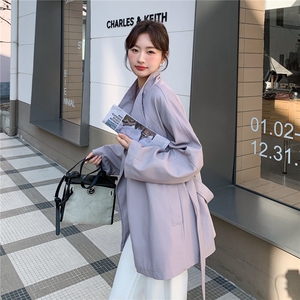 已出货春装新款~中长皮衣外套女 1楼南36-39吾爱衣-A25-P150-K288图片
