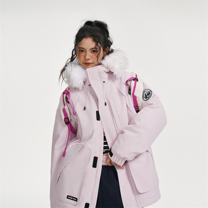 CC929-P130冬季工装棉衣毛领连帽棉服中性情侣户外防风外套大码，男装棉衣，星座405-3