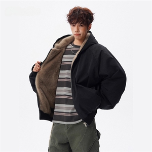 双面穿加绒坐山雕棉衣男 xh169-特p90图片
