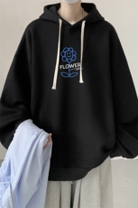 连帽卫衣男大码运动服帽衫外套WY2274-P35加绒款-P40，男装卫衣，电商A040