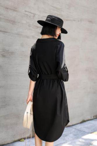 秋季新款风衣款连衣裙，女装风衣，储辰