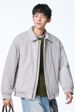 2025秋冬新款翻领工装夹克男户外登山服棉服，男装夹克，电商D215
