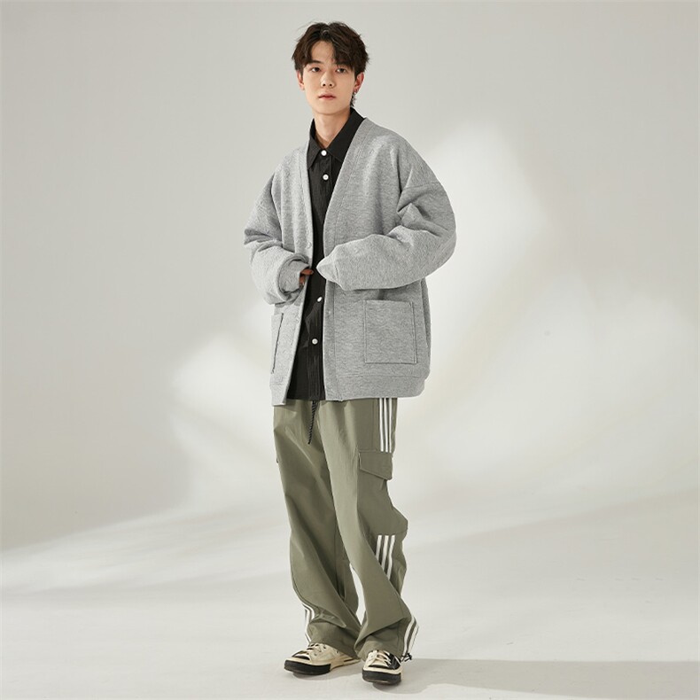 M-6XL提花秋季新款大码针织开衫毛线卫衣XZ109-W02043-P55M-6XL,男装卫衣,星座109-1