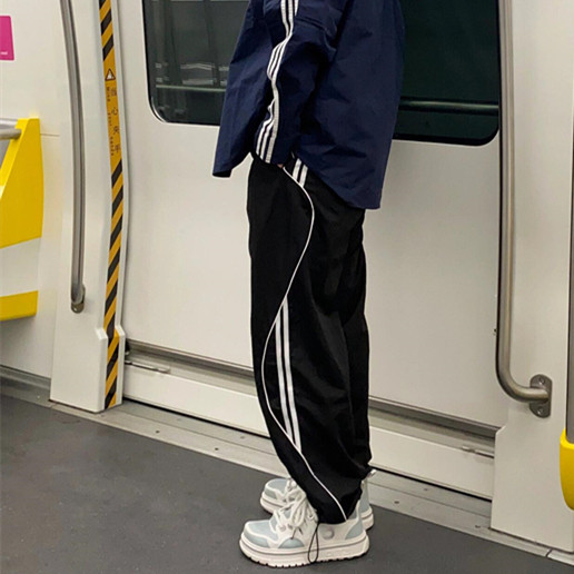 运动裤休闲阔腿裤男女春夏轻薄防晒潮牌街头直筒长裤K220,男装防晒衣,星座1116A（原606A-3）