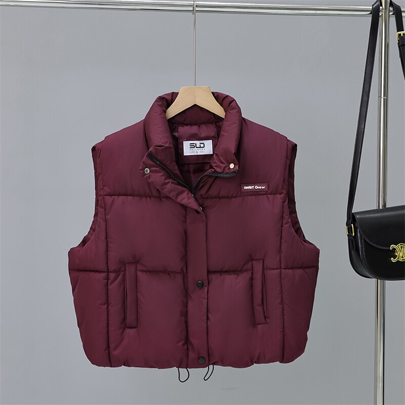 CC047-P55棉服马甲2025秋冬新款韩版宽松棉坎肩立领,男装棉衣,星座911-3