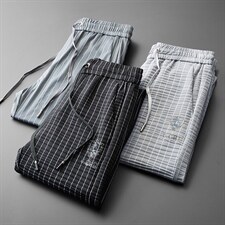 D-S9106夏季男士商务休闲休闲裤免烫透气修身长裤P92，男装休闲裤，电商B360