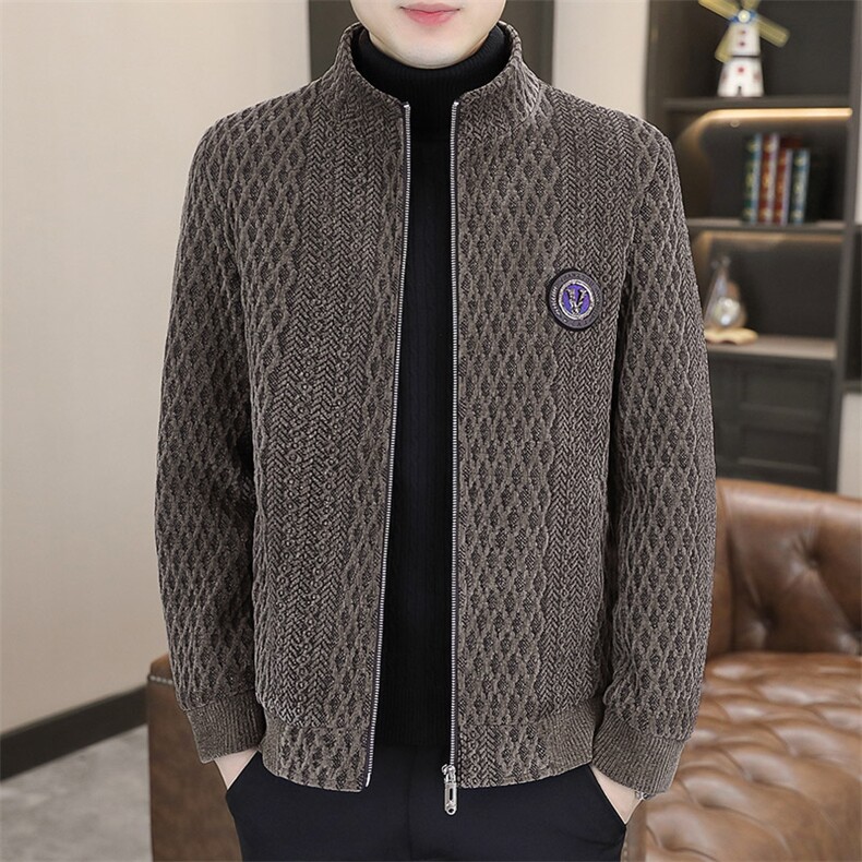 新品秋冬休闲加棉夹克百搭男装上衣23002-P145,男装夹克,星座613B