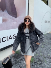 超大毛领牛仔派克服，其它，转角爱尚