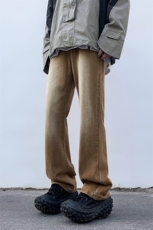 B221美式ins高街小众百搭纯色微喇牛仔裤LK22087-P55控78，男装牛仔裤，电商B221