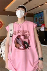 已注册直播抖音得物品质纯棉250克重磅男无袖背心T恤T551P28控39，男装背心/马甲，电商C408(原B339-1)
