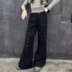 美式复古hiphop重工多口袋嘻哈街头高街喇叭牛仔裤K71526-P50网图，男装牛仔裤，电商B245