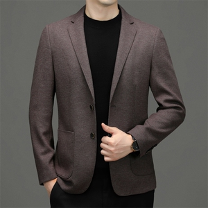 BW63681钱塘2020-2中年男士冬季厚款商务休闲毛呢时尚西服P290
