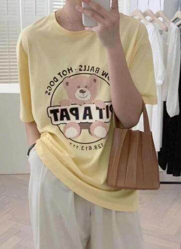 夏季新款：新款简韩T恤，女装T恤，嫒可儿