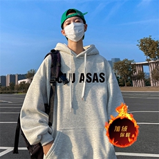 500克重磅秋冬美式加绒加厚卫衣外套DL1530常规特P35绒特P40，男装卫衣，电商A486