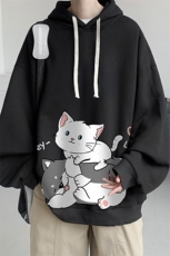 连帽卫衣男大码运动服帽衫外套WY2300-P35加绒款-P40，男装卫衣，电商A040