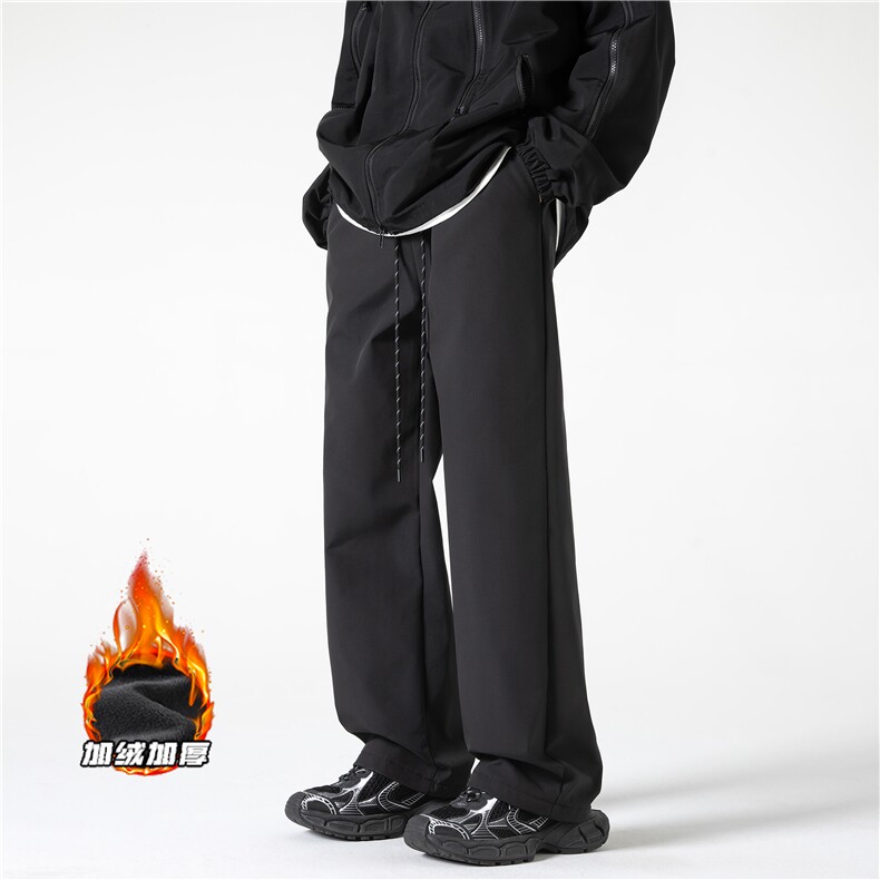 抖音品质机能加绒宽松冲锋裤K23543-p45控58加绒K23543JR-p55控68，男装休闲裤，电商B315