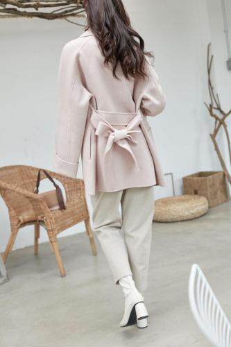 冬季新品双面羊绒大衣，女装，拉嘉图