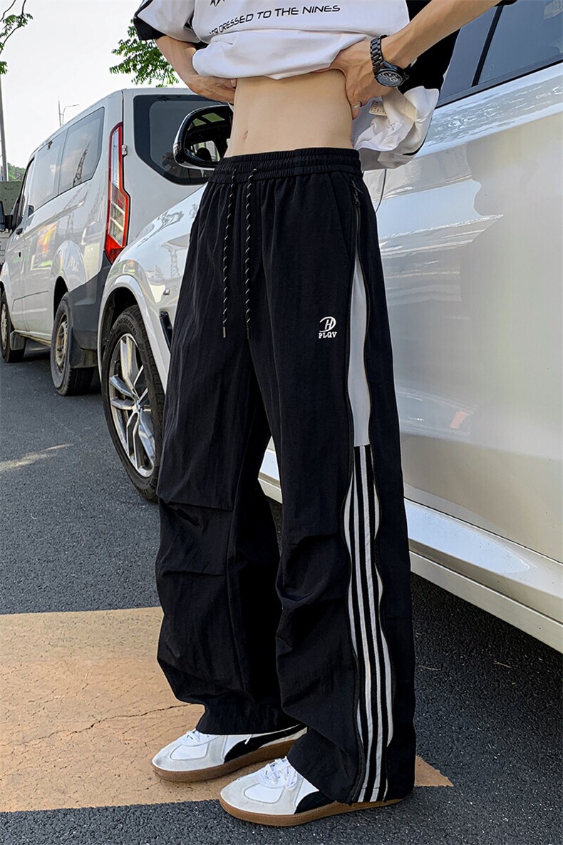 夏季新款情侣户外运动宽松工装裤男潮美式复古休闲长裤子KZ01/P45,男装工装外套,电商B209