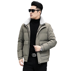M88508-12钱塘2020-3冬季厚款简约时尚中年男士羽绒服P203，男装羽绒服，钱塘207-3