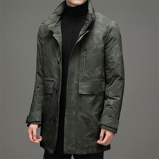 BZL2188钱塘2020-2秋冬新款中年男士连帽休闲保暖羽绒服外套P308，男装羽绒服，钱塘207-2