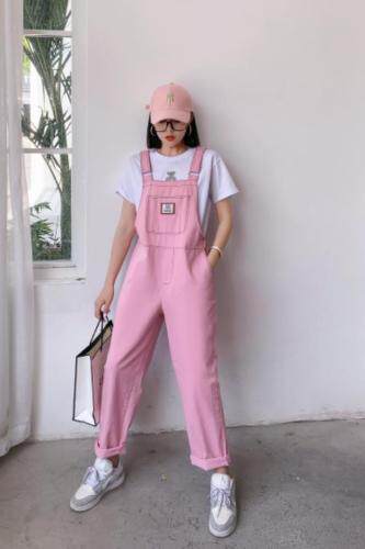 背带裤，女装，雅洛菲(6F)