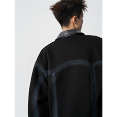 可二开美拉德复古工装夹克M-5XL大码美式底特律JK78117P98控158，男装夹克，星座226-1