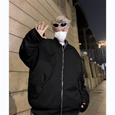 假两件夹克男韩版潮流高街帅气春季2024新款ins宽松外套W5615-P75，男装夹克，星座412-2
