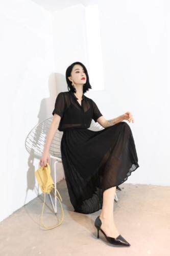 套装，仿真丝，女装职业装，红燕子