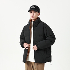 特大码冬潮流胖子立领保暖加肥加大情侣90羽绒服A436-2362-P205，男装羽绒服，电商A436