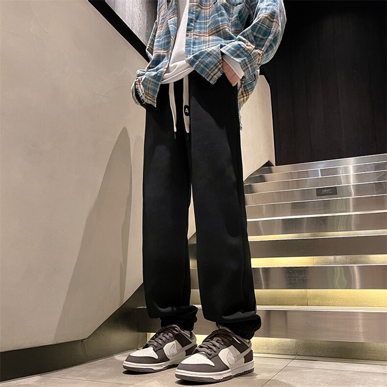 2024新款大码秋冬季重磅束脚裤XZ806-CK23052-P35-控58,男装休闲裤,四季星座806