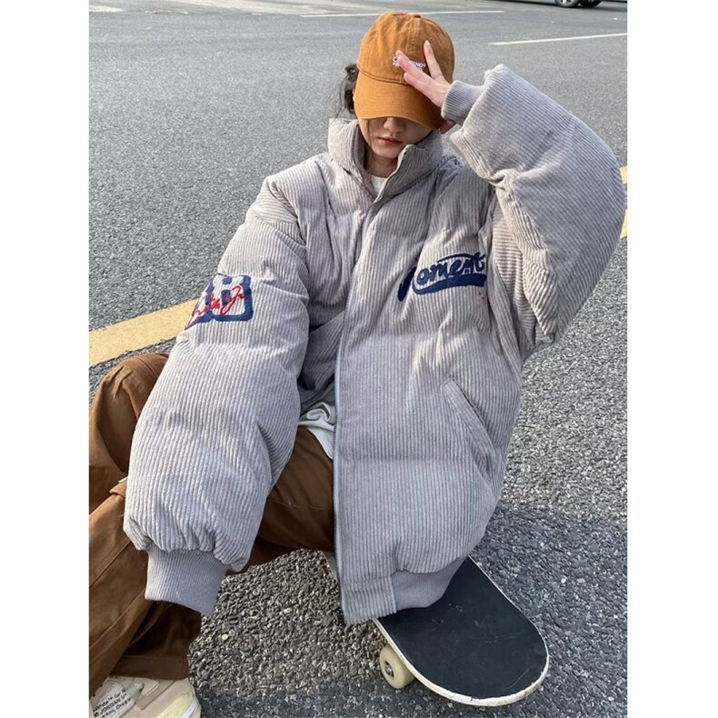 棉服男款秋冬外套男美式夹克男装新款上衣服冬装潮牌TT8055P80,男装夹克,星座1013-5