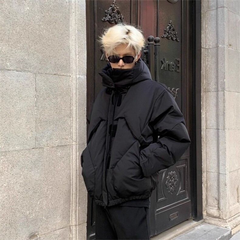 网图高街棉衣加厚面包服解构连帽立领棉服外套A025-TY12530-P95,男装棉衣,电商A025