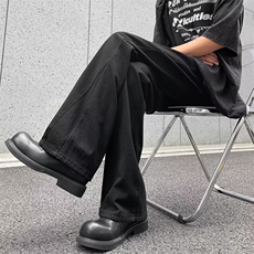 日常ins拉链204夏季新款痞帅牛仔裤男式潮牌潮流长裤RK1901-P41，男装牛仔裤，星座412-2
