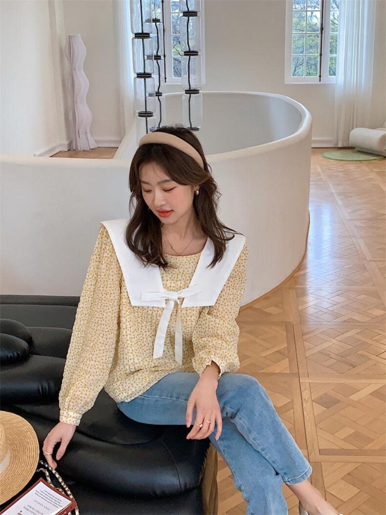 【现货】春款热卖款方型碎花小衫，其它，NIY