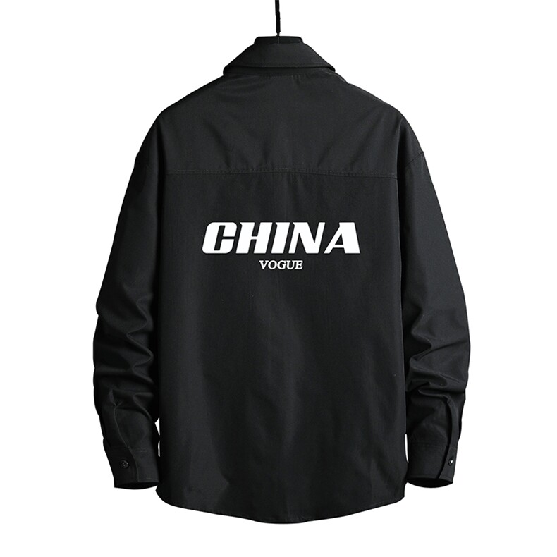 CS15001-P38长袖衬衫男士大码宽松衬衣男寸衫男寸衣,男装衬衫,电商A040A