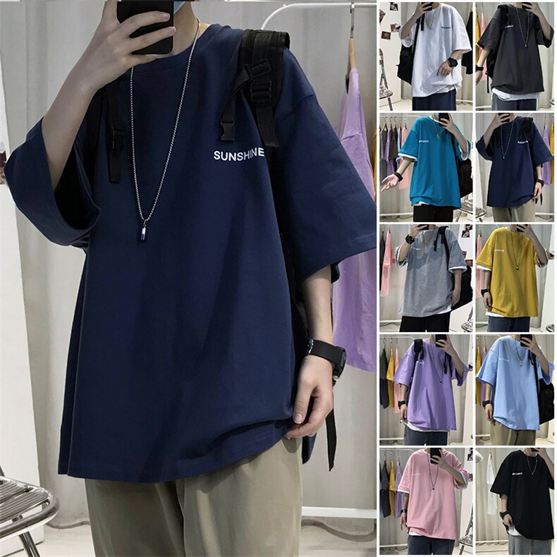 T06男女休闲圆领跑量仿棉T恤衫大码学院小字母印花特P15，男装T恤，星座115A(原星座507）