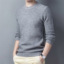 Z3080男士2023年秋冬新款长袖圆领针织衫休闲打底衫P60图片