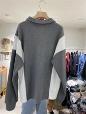 秋冬新款华夫格拼接卫衣，女装卫衣/绒衫，UPUP