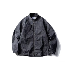 得物二开网图复古水洗做旧夹克男百搭底特律工装外套JK1250-P88，男装夹克，星座1103-3