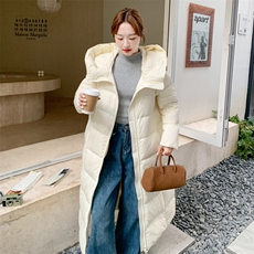 2025现货长款羽绒服210-3293-P370-4682025年冬季长款有帽不可拆，女装羽绒服，韩蜜菓