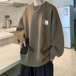 8XL半高领毛衣男大码胖子针织衫毛线衣 M18369-P45 加绒款-P65图片