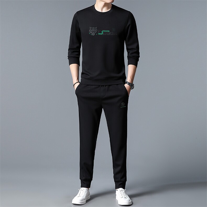 S3056-2钱塘2020-2秋季新款时尚休闲简约中青年男士长袖卫衣P137图片