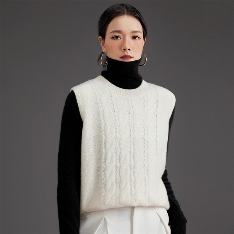 2025新款舒适时尚百搭女士马甲，女装羊绒衫，鑫萬耀羊绒