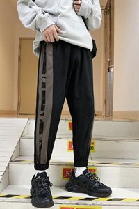 2021春装新款港风宽松休闲裤潮流时尚工装裤男士大码 K815- P55图片