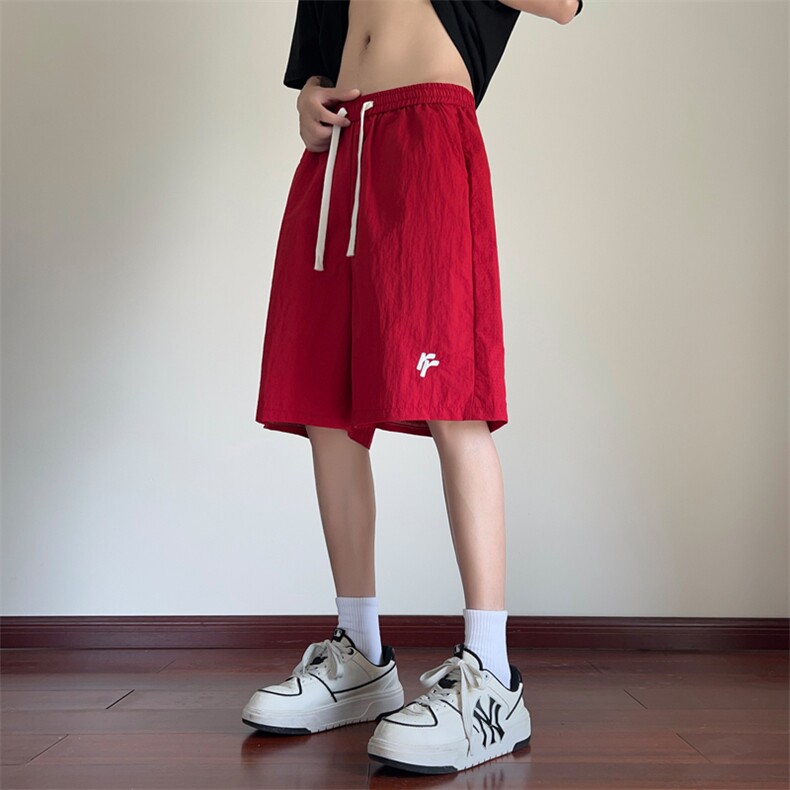！2025夏季新款男士冰丝短裤速干冲孔五分裤DK288特P25控39,男装休闲裤,电商B220
