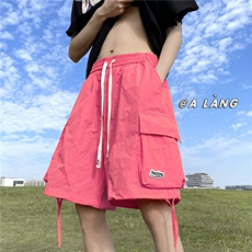 XZ612-K655-P45控59三色/夏季薄款沙滩裤速干裤彩色冰丝短裤3，男装牛仔裤，星座612