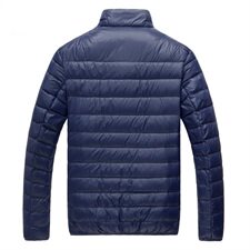 大货不跑毛轻薄羽绒服男薄款立领连帽短款便携外贸大码778P55，男装羽绒服，星座1113