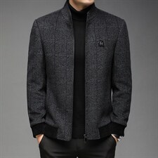 男士外套夹克男装上衣立领常规羊毛呢子休闲秋冬DS81017-P275,男装夹克,电商B212（原钱塘6029）
