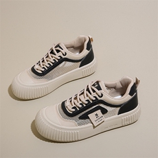 2024小白鞋子女夏季新款韩版ins学生休闲女鞋透气百搭网鞋，女鞋休闲鞋，星座1407-3