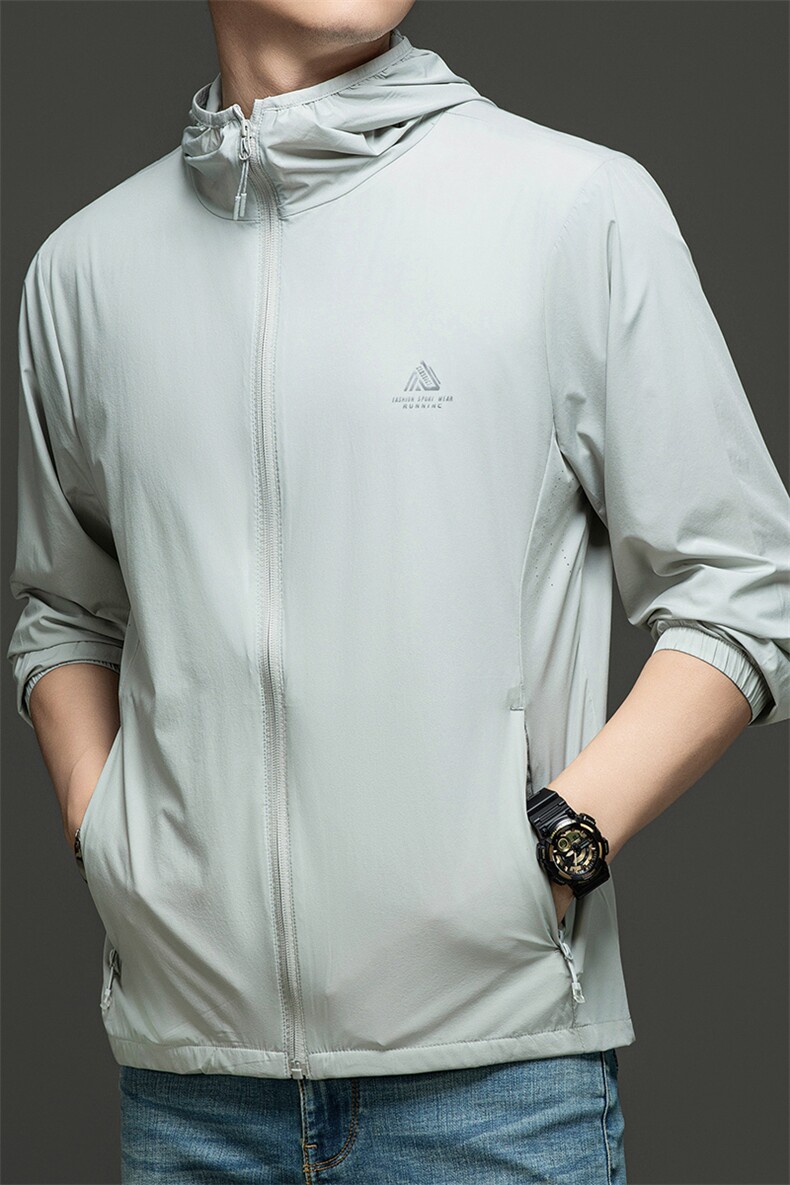 B-N7838夏季男士透气皮肤衣速干外穿防晒服薄款户外免烫外套,男装防晒衣,电商B360